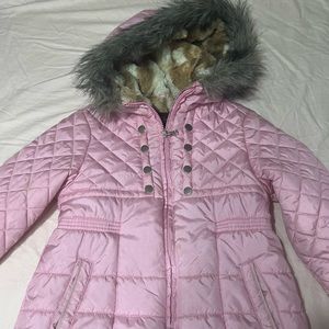 Jessica Simpson Girls Pink Coat Jacket